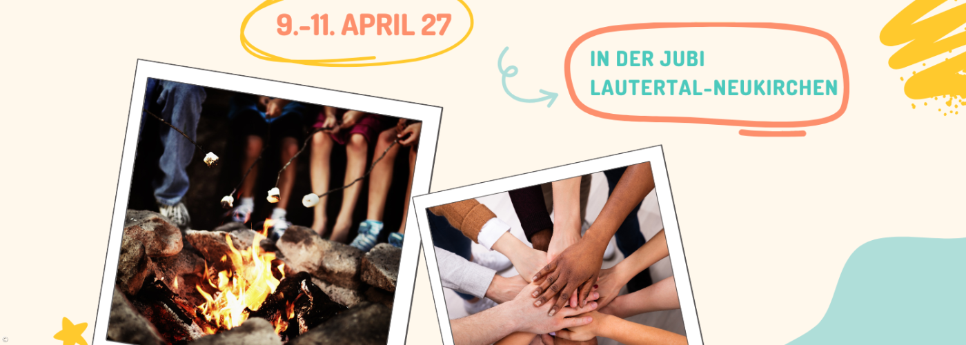 Ein Wochenende im April für Familien und alle, die Lust haben, Kirchengemeinde mal anders zu erleben - Anmeldung ab jetzt! 