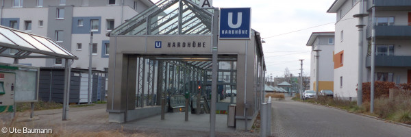 Eingang U-Bahn-Station Hardhöhe
