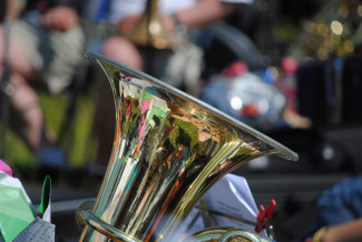 Tuba beim Kirchentag
