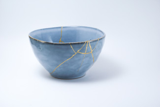 Kintsugi-Schale