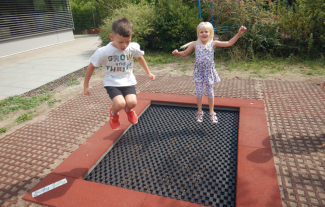 Trampolin Kita Gaußstraße