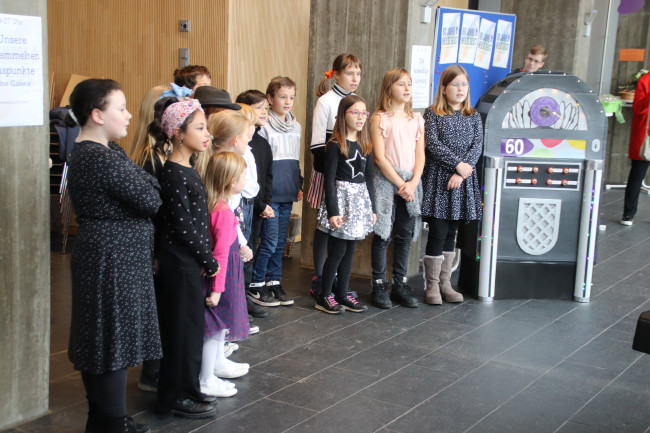 Die Kinder der Singschule Heilig Geist im Einsatz